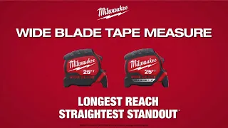 Milwaukee® Wide Blade Tape Measures