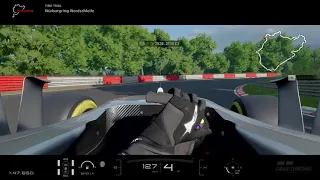 GT SPORT Hotlap Mercedes F1 W08 @ Nurburgring Nordschleife - cockpit cam