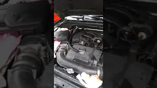 2005 Nissan Pathfinder losing oil and no leaks underneath. Found PCV-vapor hose CRACKED.