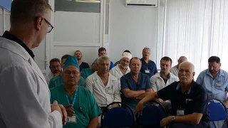 Коллектив врачей поздравляет А.П. Саликова с 70-летием
