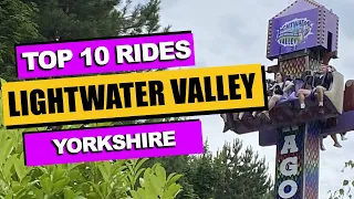 Top 10 BEST Rides at Lightwater Valley (2023) | Yorkshire, England