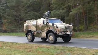 Militärverkehr am TrÜbPl Munster