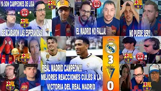 MEJORES REACCIONES CULÉS AL REAL MADRID CAMPEÓN 3-0 CÁDIZ CON GOLES DE BRAHIM, BELLINGHAM EY JOSELÚ