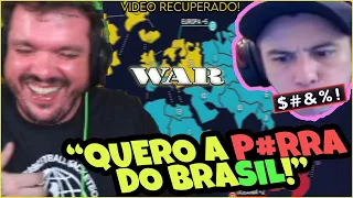 🤣GAULES QUASE EXPLODIU DE TANTO RIR COM A TRETA DOS PATETAS NO WAR! (partida antiga)