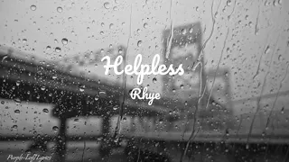 Helpless - Rhye (Lyric Video)
