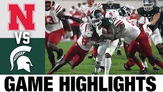 Nebraska vs #20 Michigan State | Week 4 | 2021 College Football