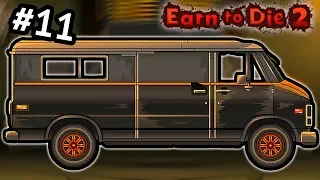 Earn to Die 2 Открыли МИНИВЭН GMC Vandura 1983 - Прохождение Игры про Зомби и Машинки #11