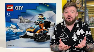 SKUTER ŚNIEŻNY BADACZA ARKTYKI 🦭 LEGO CITY 60376 RECENZJA