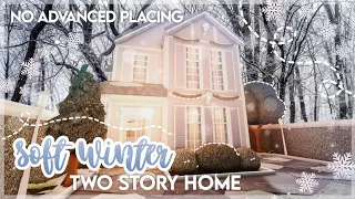 No Advanced Placing Soft Winter Two Story Home - Speedbuild and Tour - iTapixca Builds