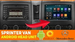 Sprinter Android Radio Installation - Xtrons Android 8.0 on Mercedes Sprinter