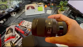 Sigma's new 24mm f1.4 Art lens! Unboxing and first impressions.