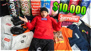 MY CRAZY $10,000 SUPREME COLLECTION (2020)!! 😱🔥 *INSANE HEAT*