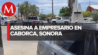 VIDEO: Balacera frente a iglesia en Caborca