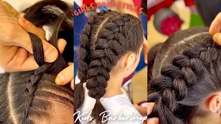 Little Girl Hair Styles For School | Basic Braid Technique