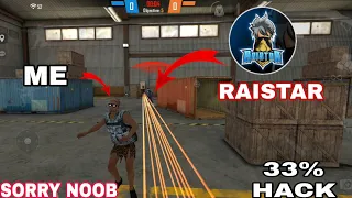 RAISTAR VS ADAM 🙄 NOOB SAD REALITY 😭 ADAM IS NOT NOOB🤬 GARENA FREE FIRE MAX #SHORT #viral #tranding