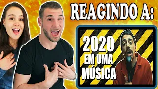 GRINGO REAGE A "2020 EM UMA MÚSICA" (Lucas Inutilismo) | 🇺🇸 American Reaction