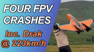 🛩️💥 FPV Crashes 💥 - Ritewing Drak / Zcon / Delta Strike 😳