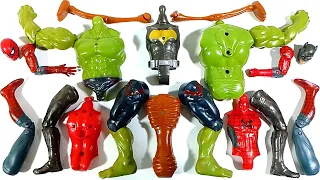 Assemble Batman VS Siren Head VS Spiderman VS Hulk Smash Avengers Superhero Toys