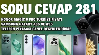 Soru Cevap 281-  Honor Magic 6 Pro alınır mı?  Rakipleri - Telefon piyasası genel değerlendirme