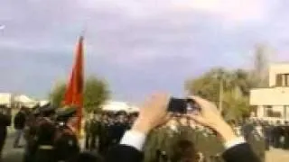 Прощание с Боевым знаменем Пугачевского полка