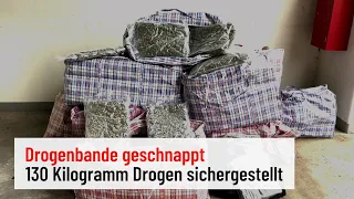 Drogenbande wurde geschnappt: Drogen im Wert von 1,4 Millionen Euro wurden sichergestellt