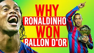 This Is Why Ronaldinho Won the 2005 Ballon D'or