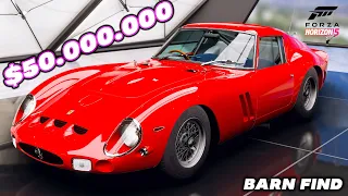GET FREE $50 MIL Ferrari 250 GTO - Most Expensive Car in Forza Horizon 5 | Barn Find Location