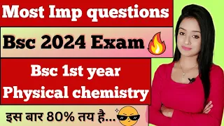 bsc 1st year physical chemistry most important questions for bsc 2024 exam knowledge adda lion batch