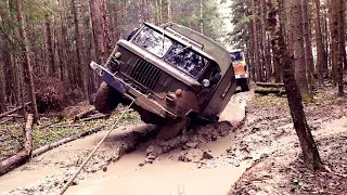 ГАЗ - 66 | Pinzgauer 6x6 | Cherokee | Defender | Mercedes | OFF - ROAD Часть 2 - БИТВА ГРУЗОВИКОВ