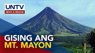 Mahigit 20 rockfall events, naitala sa Mayon volcano