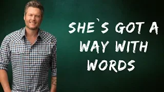 Blake Shelton  -  She`s Got A Way With Words (Lyrics)