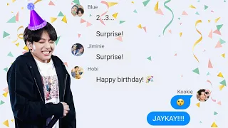 BTS Texts - Jungkook's birthday surprise