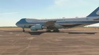President George HW Bush arrives in Washington D.C. [Special Air Mission 41]