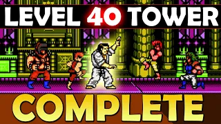Unlocking Mysterious Warrior - Tower Level 40 - Double Dragon IV DD4 Challenge Survival Mode
