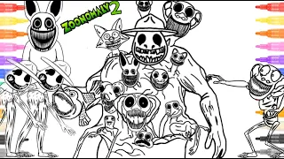 ZOONOMALY New Coloring Pages / How To Color Zoonomaly Bosses and Monsters / NCS