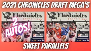 2021 Chronicles Football Draft Picks Mega Box (X2). 2 Autos, Nice Parallels!