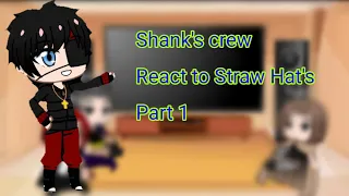 ||Shanks crew react to Straw Hats||one piece||1/3||by xntsl_leo||