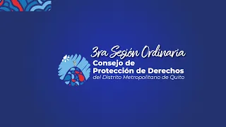 #QuitoInclusivo | Sigue en vivo 🔴 la transmisión de la sesión del Consejo de Protección de Derechos