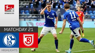 Schalke battle back | FC Schalke 04 - Jahn Regensburg 2-1 | Highlights | Bundesliga 2 - 2021/22