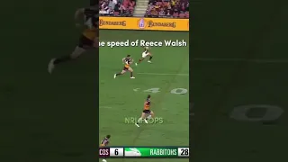 The speed of Reece Walsh👀