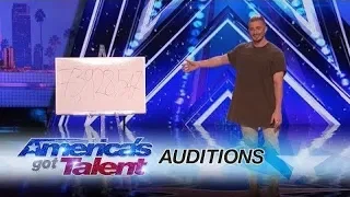 Tom London: Magician Mystifies Crowd With Tech Magic - America's Got Talent 2017