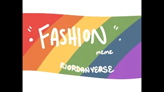 Fashion MEME - LGBTQ+ - PJO/HoO - AllAroundArtist