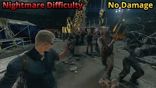 Resident Evil 4 Remake Nightmare Difficulty Protect the Crane Wesker No Damage Guide