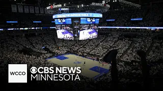 Target Center employees transform court for Timberwolves and Lynx