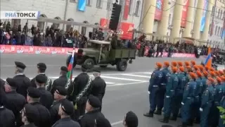 Парад техники 9 мая в Томске