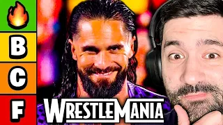 Ranking EVERY Seth Rollins WrestleMania Match (WWE Tier Ranking)