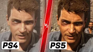 Uncharted: 4 Remastered PS5 Vs Original - Direct Comparison! Attention to Detail & Graphics!