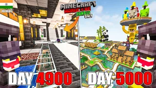 I Survived 5,000 Days in HARDCORE Minecraft…