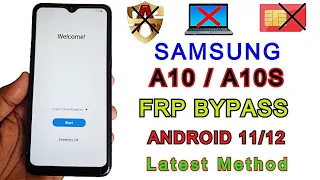 Samsung A10s FRP Bypass Android 11 | Unlock FRP Lock New Method | Google Account Unlock Without PC