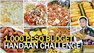 1,000 Peso Budget Handaan Challenge | Foodie Bestie with Mr. Batts